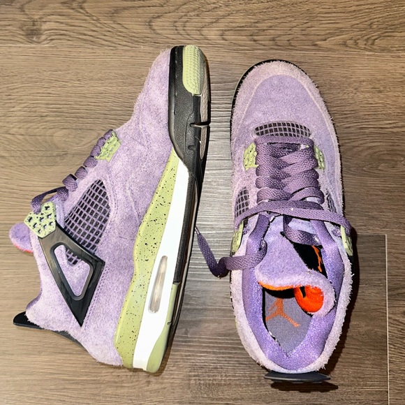 Purple Canyon Jordan 4s - Picture 2 of 2